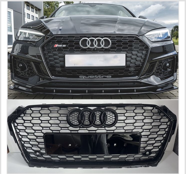 Решетка радиатора audi a5 s5 b9 2017-2020 ауди дорест соты