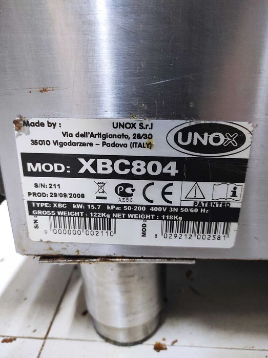 Пароконвектомат.Unox.Конвекційна піч.Конвекційнапіч