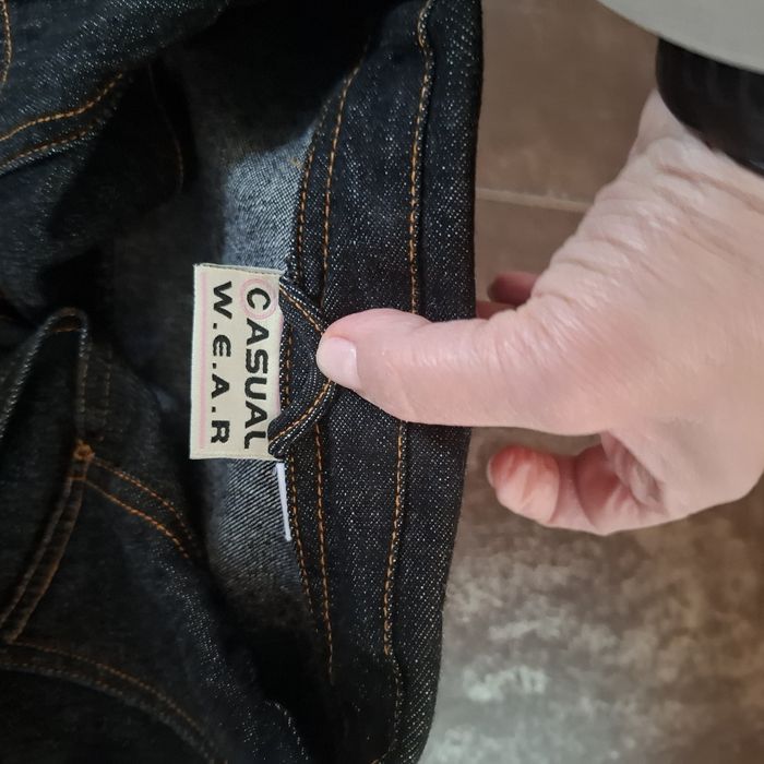 Denimowa bluza czarna