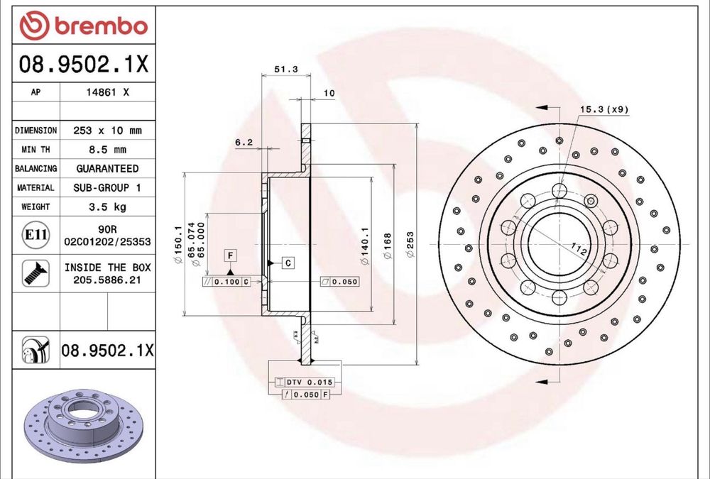 Vende se discos brembo