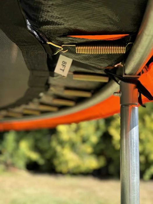 Батут WCG 245 см із внутрішньою захисною сіткою та LED підсвіткою 8FT