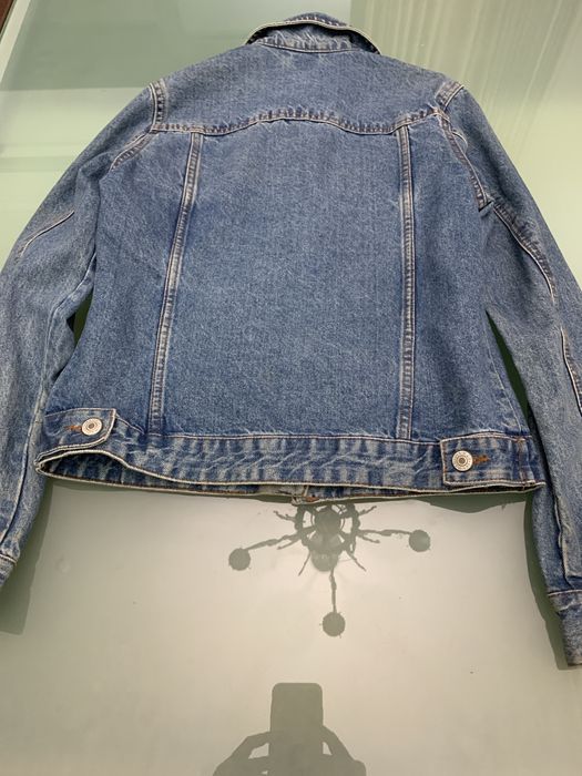 Casaco de ganga tam 34 bom estado