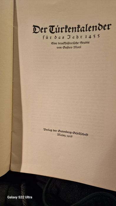 Kalendarz turecki ,studium z 1928 roku