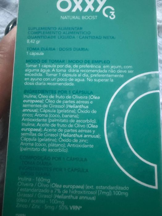 Suplemento oxxy 3