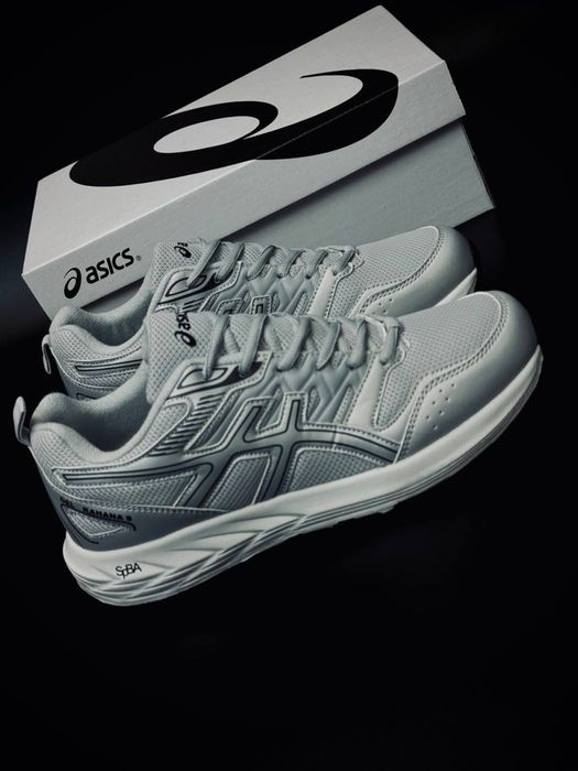 Мужские кроссовки Asics Gel серые комфортные кросовки асикс