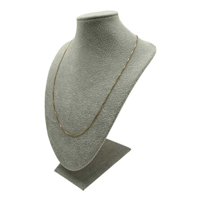 Elegancki Złoty Łańcuszek Kostka 585 2,27g