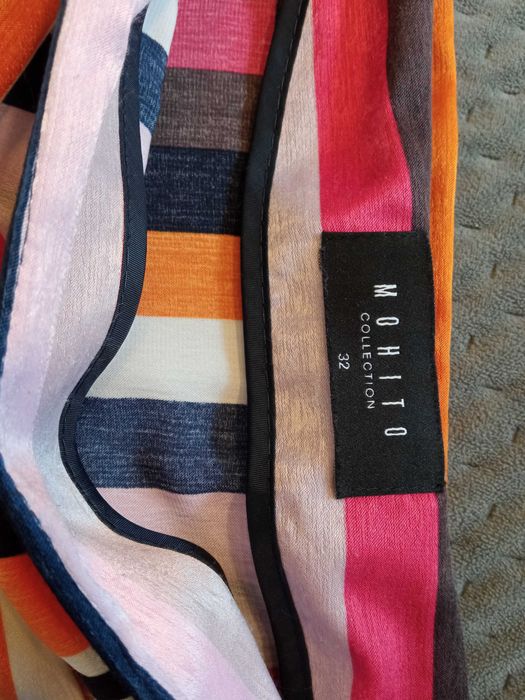 Wiązana spódnica w paski MOHITO rozm.32