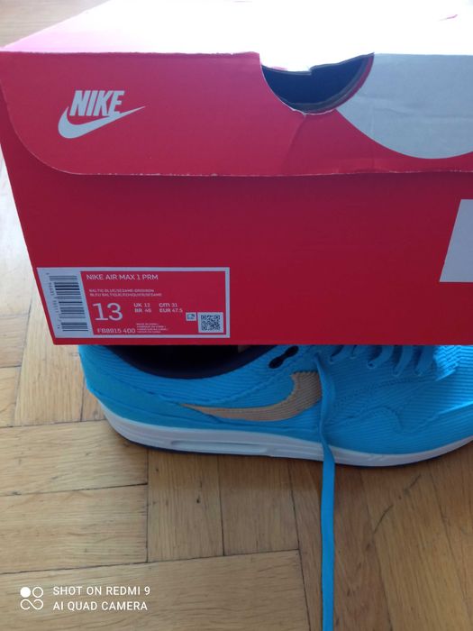 Buty męskie Nike Air Max 1 Premium roz 47,5