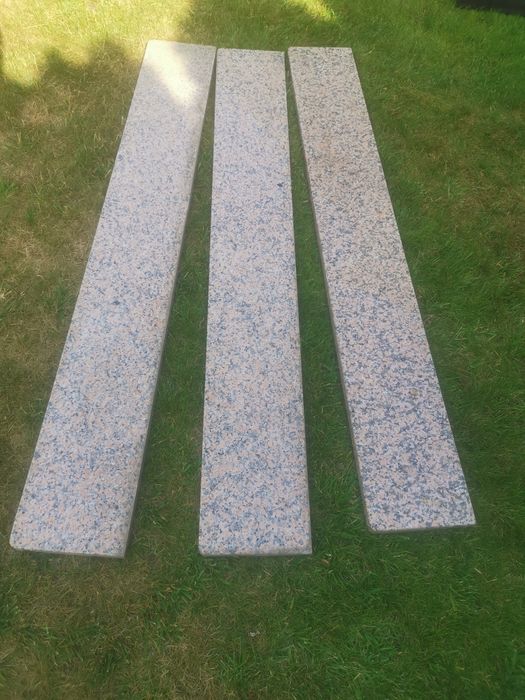 Parapet granitowy 3 sztuki
