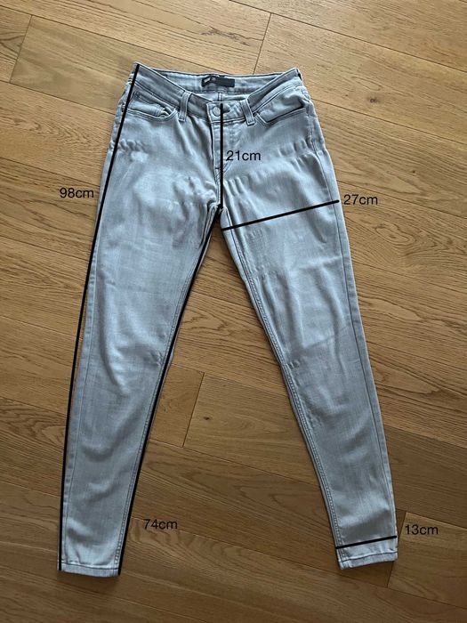 Męskie szare jeansy, Levi's - W28 L30