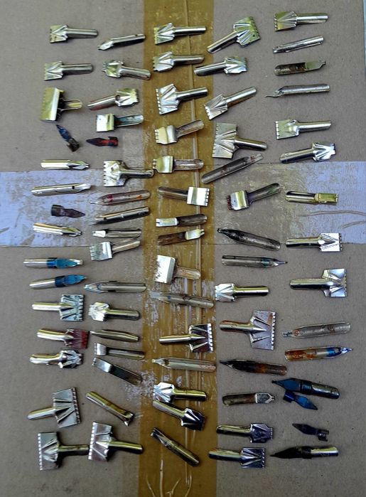 Перья плакатные и для письма-75шт