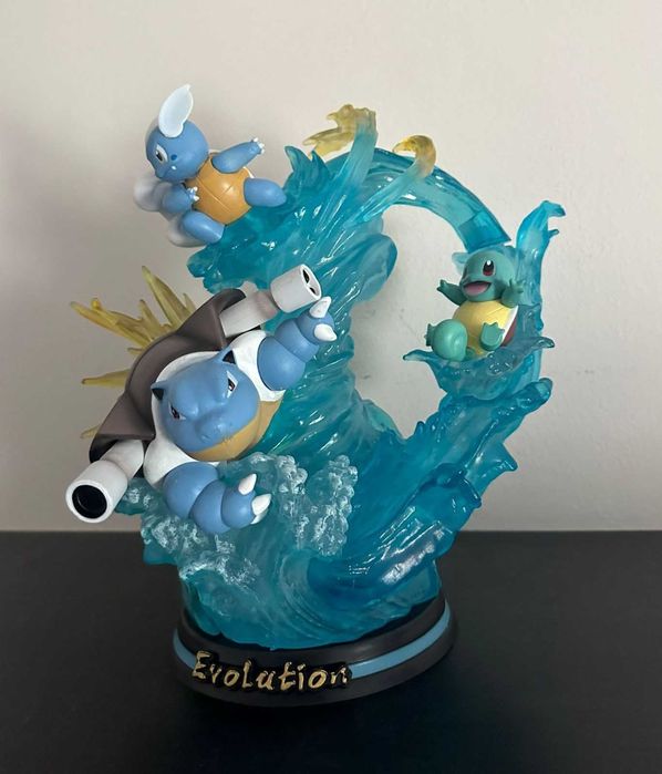 POKÉMON Figura Evolutions Blastoise, Wartortle & Squirtle