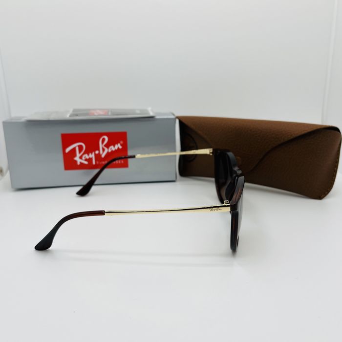 Солнцезащитные очки Ray Ban Erika 4171P Glossy Brown-Gold|Brown