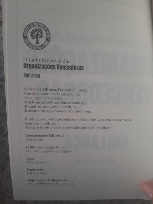 Livro "O Lado Invisível das Organizações Vencedoras"