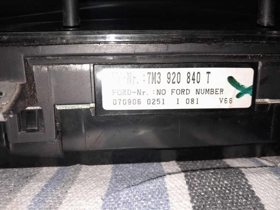 Licznik samochodowy VW Sharan