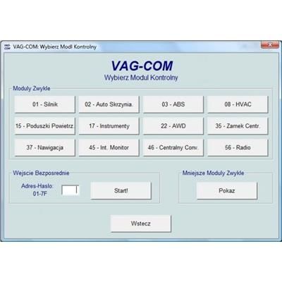 Interfejs Vag Usb Kkl + Kabel Obd2 + Piny