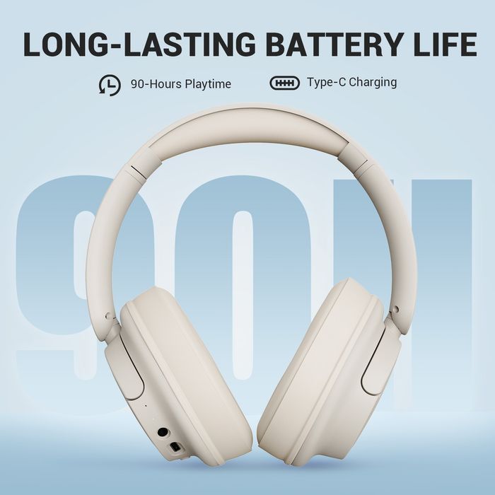 Навушники OneOdio Super EQ V16, чорні та молочні.