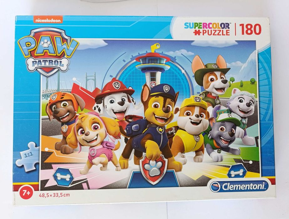 ЩЕНЯЧИЙ ПАТРУЛЬ пазли 180шт., Clementoni, вік 7+