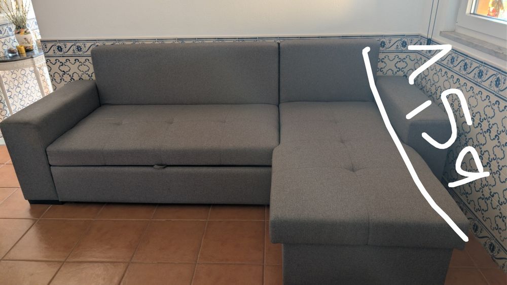 Sofá cama pouco uso