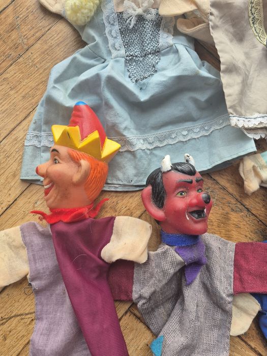 stare zabawki pacynki prl