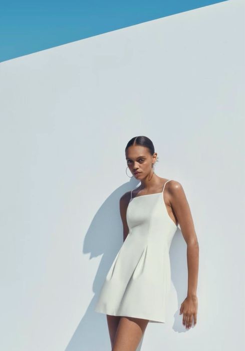 Сукня біла коктельна ZARA