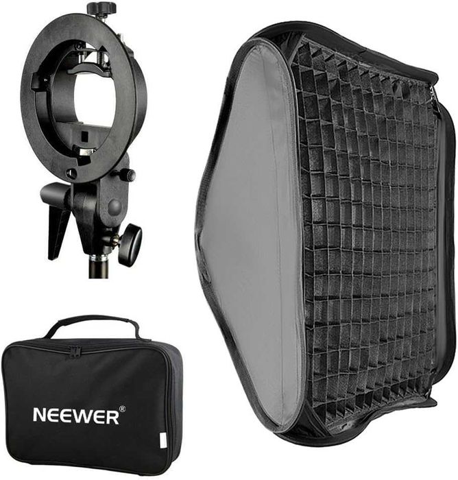 Softbox Neewer 60x60cm + Tripé Pequeno