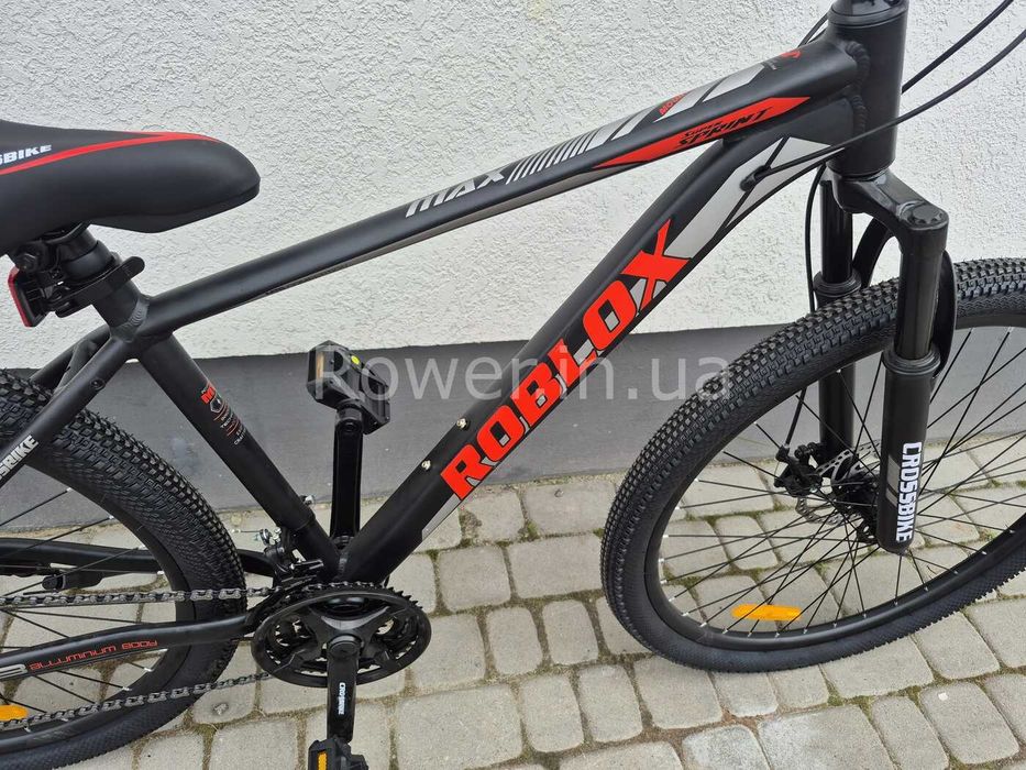 Велосипед алюмінієвий Crossbike 27.5" Roblox Рама 17" black-red