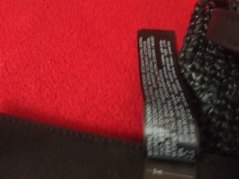 Massimo Dutti torba rafia nowa czarna