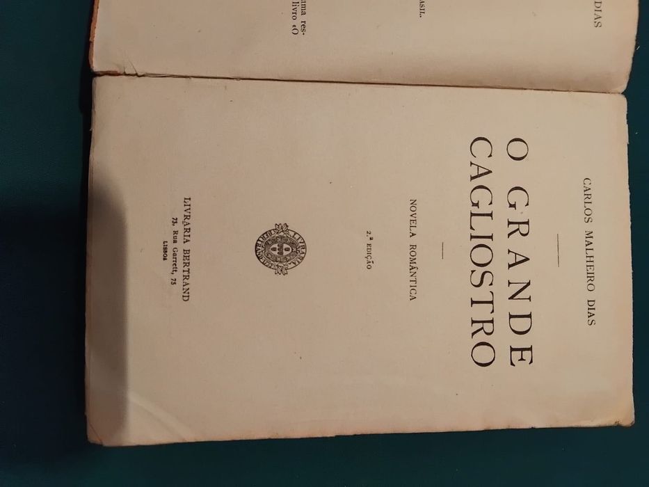 Livro “O Grande Cagliostro”