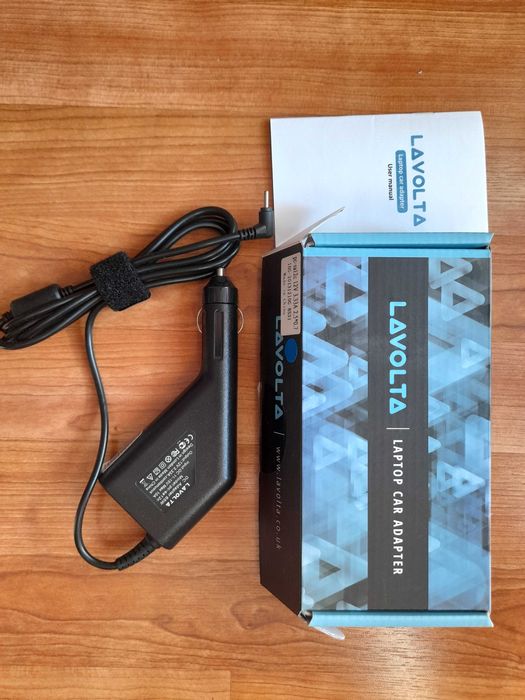 Ładowarka do laptopów - wtyk do zapalniczki sam. - Lavolta 65W