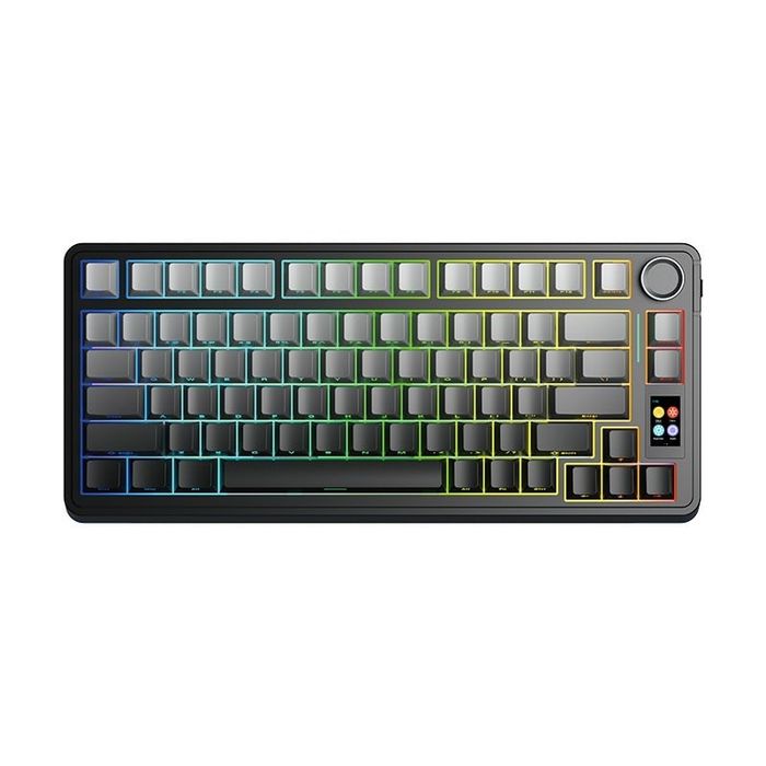 Механічна клавіатура AULA S75 pro black/pink gradient