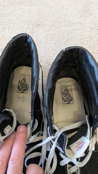 Sneakersy Vans Black rozmiar 48/32.