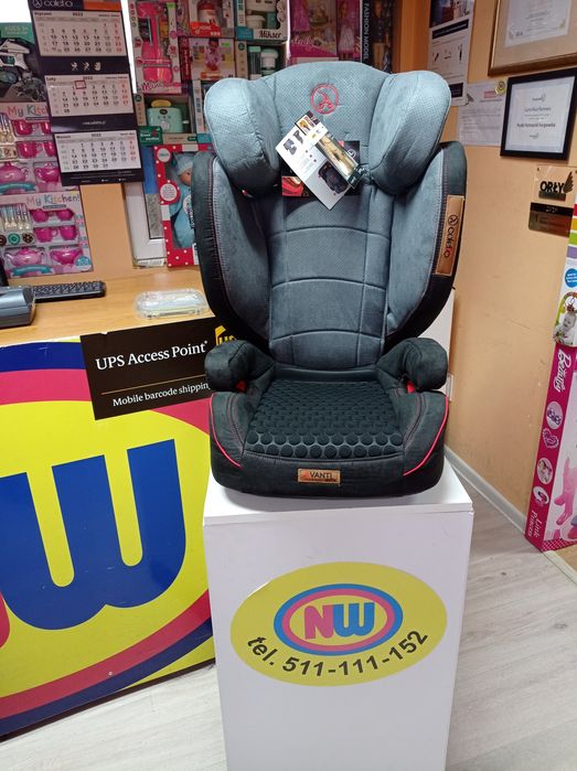 Nowy fotelik samochodowy 15-36 kg Sklep dziecięcy NW