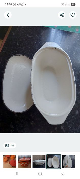 Кастрюля чугунная эмалированная