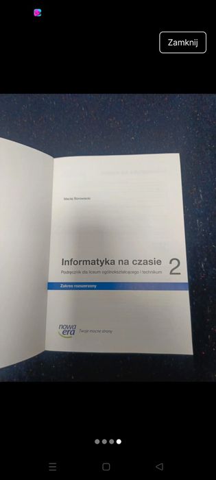 Informatyka na czasie 2 zakres rozszerzony