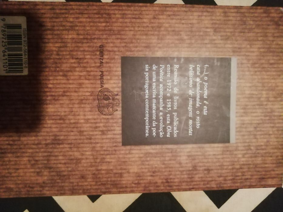 Livro Obra Poética - Nuno Judice