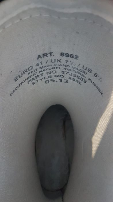 Buty kalosze drwala Husqvarna pilarz