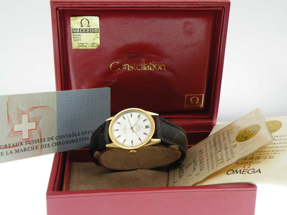 Omega Constellation Gold 18k/750 NOS z Dokumentami i Pudełkami