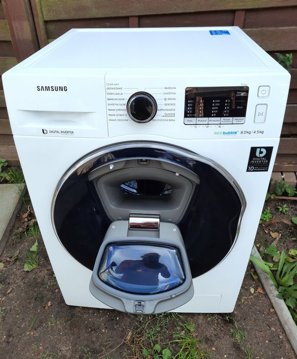 pralko suszarka SAMSUNG 8/4,5 kg Add Wash 1400 rpm jak NOWA transport