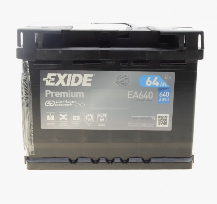 Акб Exide 45Ач,64Ач,72Ач,75Ач,77Ач,95Ач,100Ач аккумулятор