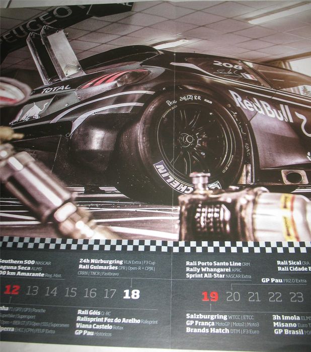 Poster - Peugeot 208 T16 - Test Car - Pikes Peak 2013 - Sébastien Loeb