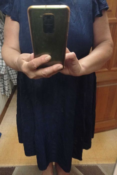 Плаття літнє темно-синє