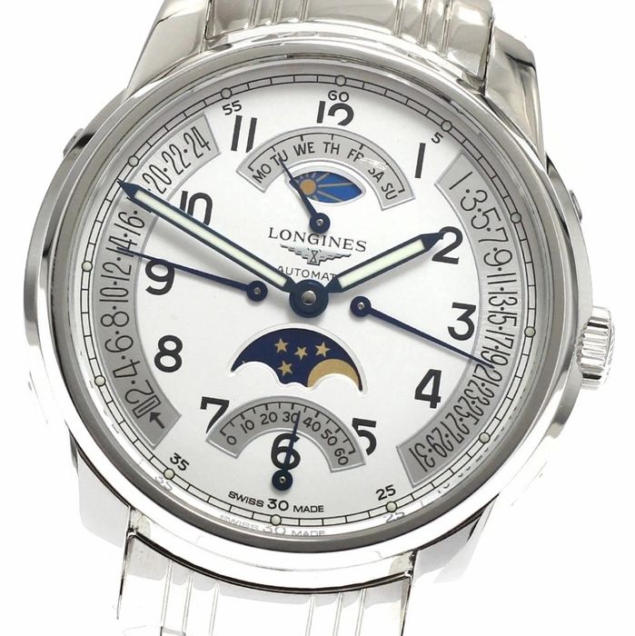 Longines Moonphase St. Imier oryginalny *unikat* Bransoleta + 2 paski