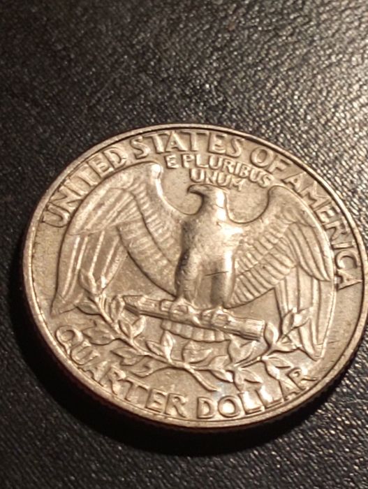 ¼ dólar 1985 - P - Estados Unidos  da America - Soberba - Com erro!