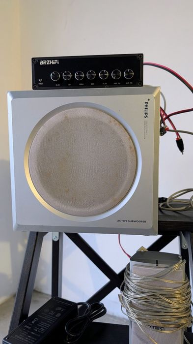 Sistema som 5.1 (amplificador + colunas)