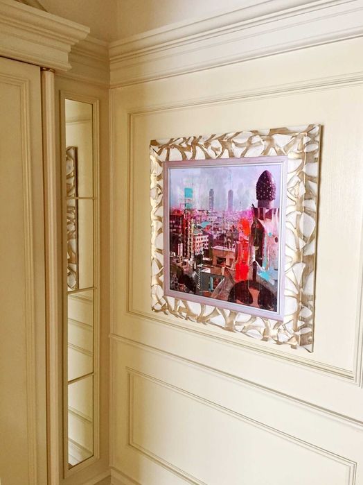 Картина живопись Marcus Haub, сертификат галереи, куплена в Барселоне