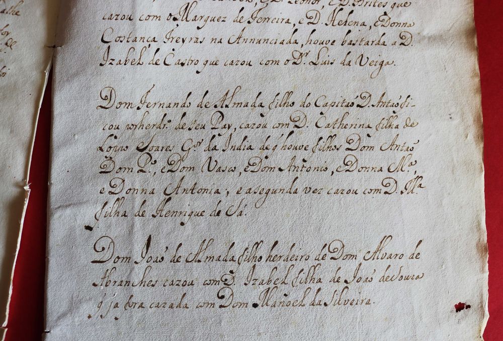 Título Dos de Almada e Abranches, genealogia, Sisto Tavares, 1508