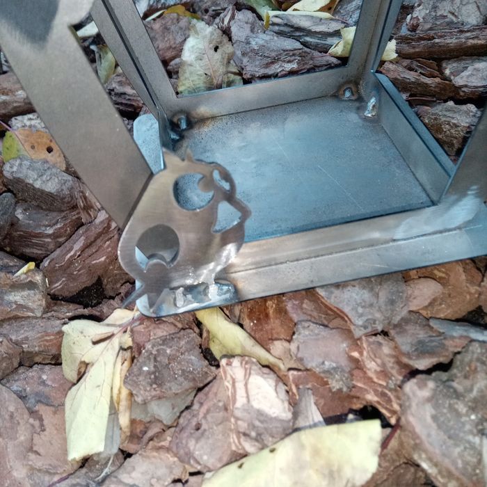 Годівничка для птахів металева «Котики»