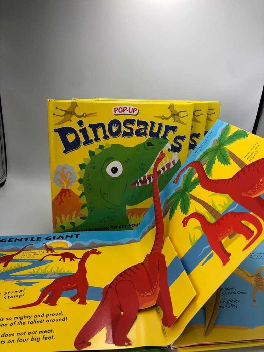 Інтерактивна 3D Pop-UP книга "Dinosaurs"