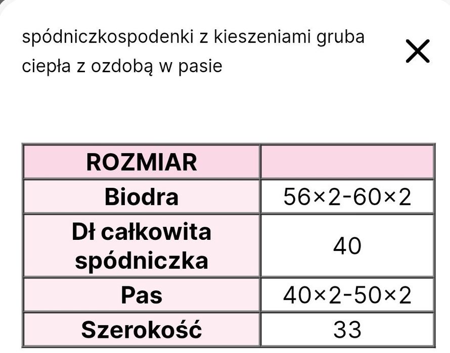 Spódniczko-spodenki